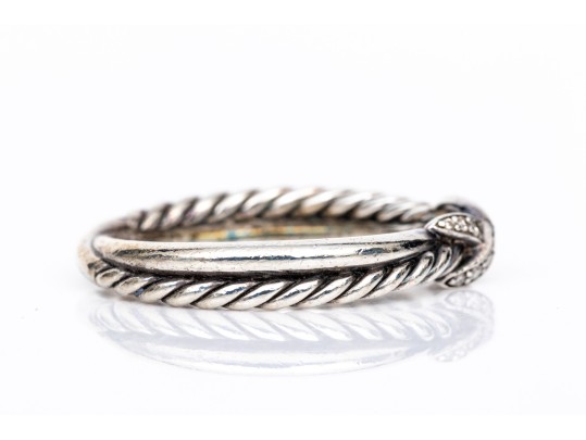 David Yurman Sterling Silver And Diamond 