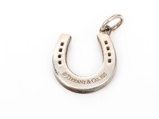 Tiffany & Co. Sterling Silver Patterned Lucky Horseshoe Charm