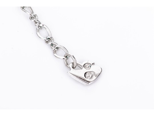 Swarovski Crystal Snake Chain And Briolette Crystal Set Necklace With Matching Earrings