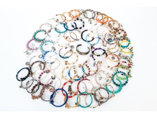 Alex + Ani Extensive Collection Of Vintage 66 And Infused With Energy Bracelets