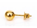 14k Yellow Gold Classic 6mm Ball Style Earrings
