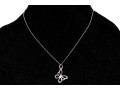 Tiffany & Co. Sterling Silver Pierced Butterfly Silhouette Pendant, With Chain