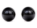 Tiffany & Co. Sterling Silver Classic 10mm Black Onyx Ball Stud Earrings