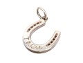 Tiffany & Co. Sterling Silver Patterned Lucky Horseshoe Charm