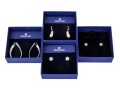Swarovski Quartet Of Crystal Set Earrings, Stud And Drop Pendant Styles, Boxed