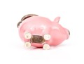 Tiffany & Co. Sterling Silver Adorable Pink Enamel Pig Charm