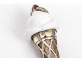 Tiffany & Co. Sterling Silver Lighthearted White Enamel Ice Cream Cone Charm