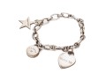 Tiffany & Co. Sterling Silver Amazing Convertible Charm Link Style Bracelet