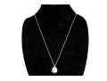 Tiffany & Co. Sterling Silver Striking HardWear 19mm Ball Pendant On Opera Length Chain, With Box
