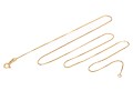 14k Yellow Gold Simple Fine Box Style Chain