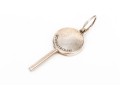 Tiffany & Co. Sterling Silver Whimsical Pink And White Enamel Lollipop Charm