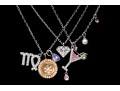 Swarovski Collection Of Three Crystal Set Charm Necklaces