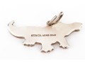 Tiffany & Co. Sterling Silver Fun High Polished Flat Alligator Form Charm