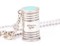 Tiffany & Co. Sterling Silver Unusual Tiffany Blue Enamel 