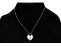 Tiffany & Co. Sterling Silver Heart Padlock Pendant, With Chain