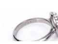 Swarovski Pair Of Crystal Set Rings, Sizes 6.75, With Boxes