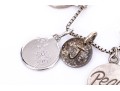 Collection Of Sterling Silver Inspirational Message Charms And Pendants, Including Be U, On Chains