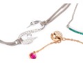 Swarovski Collection Of Rose, White And Yellow Toned Crystal Set Bracelets