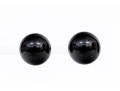 Tiffany & Co. Sterling Silver Classic 10mm Black Onyx Ball Stud Earrings