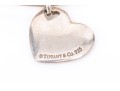 Tiffany & Co. Sterling Silver Striking Three Row Slip On Bangle Bracelet, With Heart Charm
