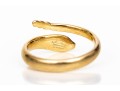 Tiffany & Co. Elsa Peretti 18k Yellow Gold Magnificent Snake Motif Ring, Size 8.25, With Box