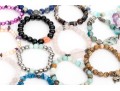 Collection Of Eighteen Stone Bead Bracelets And Two Cultured Freshwater Pearl Bracelets