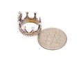 Tiffany & Co. Sterling Silver Figural Beaded Patterned Crown Charm