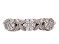 18k White Gold Pave Diamond Set 
