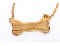 Sterling Silver Rose Vermeil White Opal Doublet Set Dogbone Motif Necklace On Chain