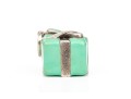 Tiffany & Co. Sterling Silver Iconic Tiffany Blue Enamel Gift Box Charm