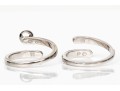 Swarovski Collection Of Six Rings, Rose, White And Yellow Tones, Sizes 5 3/4 To 7