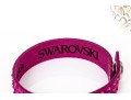 Swarovski Collection Of Four Felted And Crystal Studded Bracelets