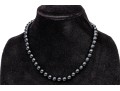Tiffany & Co. Sterling Silver Classic Black Onyx Bead Toggle Necklace