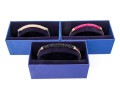 Swarovski Trio Of Three Crystal Set Adjustable Bracelets, Boxed