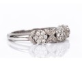 18k White Gold Pave Diamond Set 