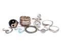 Collection Of Sterling Silver Rings, Sizes 6 To 7