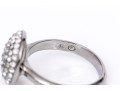 Swarovski Pair Of Crystal Set Rings, Sizes 6.75, With Boxes