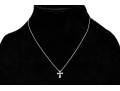 Tiffany & Co. Sterling Silver Elsa Peretti Small Cross Pendant, With Chain