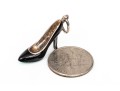 Tiffany & Co. Sterling Silver Chic Black And Tiffany Blue Enamel Stiletto Shoe Charm