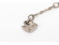 Swarovski Crystal Opera Length Necklace With Blue And White Crystal With Matching Ring