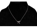 Tiffany & Co. Sterling Silver Bow Motif Necklace