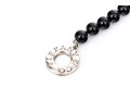 Tiffany & Co. Sterling Silver Classic Black Onyx Bead Toggle Necklace