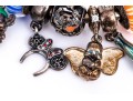 Pandora Sterling Silver Magical Disney Themed Charms, On A Sterling Bangle Bracelet