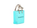 Tiffany & Co. Sterling Silver Iconic Tiffany Blue Enamel Shopping Bag Charm