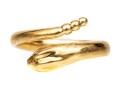 Tiffany & Co. Elsa Peretti 18k Yellow Gold Magnificent Snake Motif Ring, Size 8.25, With Box