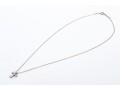 Tiffany & Co. Sterling Silver Elsa Peretti Small Cross Pendant, With Chain