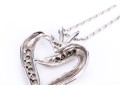 Collection Of Sterling Silver Heart Motif Pendants Plus One Heart Scatter Pin