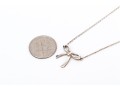 Tiffany & Co. Sterling Silver Bow Motif Necklace