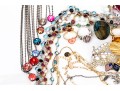 Collection Of Fashion And Costume Jewelry Bracelets, Necklaces, Rings And Brooches