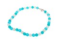 Tiffany & Co. Sterling Silver Paloma Picasso Stunning Blue Amazonite And White Chalcedony Beads